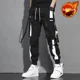 thumbnail image 3 of Pantalones Cargo Apilados Negros Para Hombre Para Hombre Hip Hop Moda Callejera Ropa De Algodón Barata Y2k Talla Grande Largo Más Barato Casual, 3 of 5