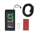 thumbnail image 1 of Letrero LED flexible de 190 x 90 mm, resolución de 16 x 32, control por aplicación Bluetooth, animación de patrón de texto personalizado, pantalla LED desplazable, 1 of 14