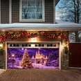 thumbnail image 5 of Christmas Garage Banner Garage Door Hanging Fabric Banner for Holiday Outdoor Indoor Festive Party and Home Entryway Seasonal Embellishment, 5 of 6