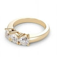 thumbnail image 2 of 1.20 Ct Brilliant Cut Round Natural Moissanite Diamond Wedding Rings for Women Fine 14K Yellow Gold, 2 of 8