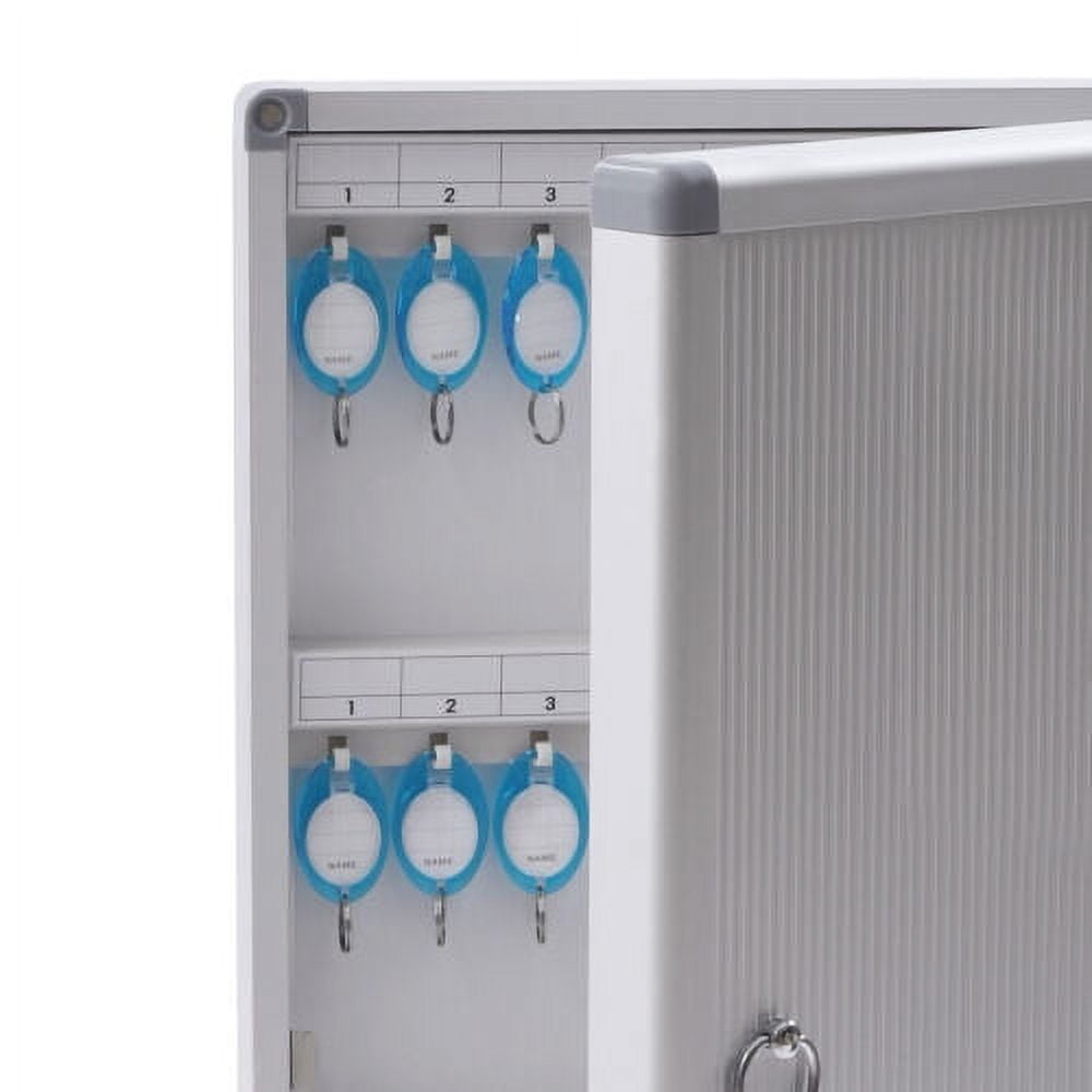 Wall Mount 96 Key Storage Cabinet Lock Box Safe Organizer Car Dealership Holder