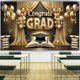 thumbnail image 4 of Banner fotográfico de graduación | Fondo de poliéster multicolor de 180 x 109 cm | Decoración para fiesta de graduación resistente a las arrugas y a los desgarros | Mantel para colgar en la pared, 4 of 5