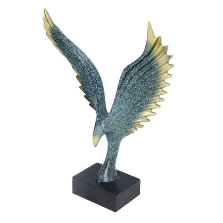 Abstract Wing Statue Decorative Resin Ornament For Desk Library Or Cafe 32.2cm Tall