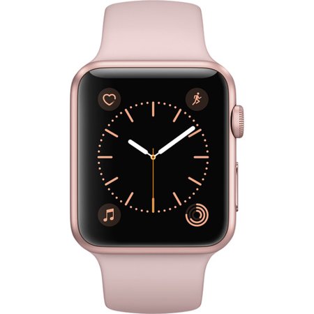 - Refurbished Watch Series 1 42mm Apple Rose Gold Aluminum Case Pink Sand Sport Band MQ112LL/A
