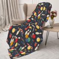 thumbnail image 4 of Throw Blanket for Couch Sofa and Bed, Christmas Holiday Bowling Super Soft Plush Throw Blanket, Fuzzy Cuteness Comfy Warm Washable Flannel Blanket & Throws for All Season 50"x40", 4 of 7