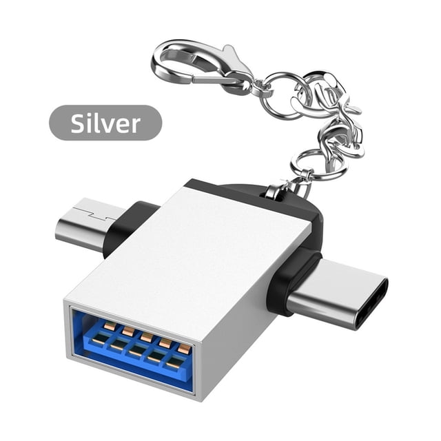 NARABB 2 In 1 USB 3.0 USB Type C OTG Type C Converter USB Adapter Smart Phones