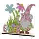 thumbnail image 3 of Adorno de madera de Pascua para primavera, figura impresa, suministros para fiestas, manualidades, juguetes, letrero de mesa, bricolaje, para árbol, escritorio, habitación, Pascua de gnomos, 3 of 8