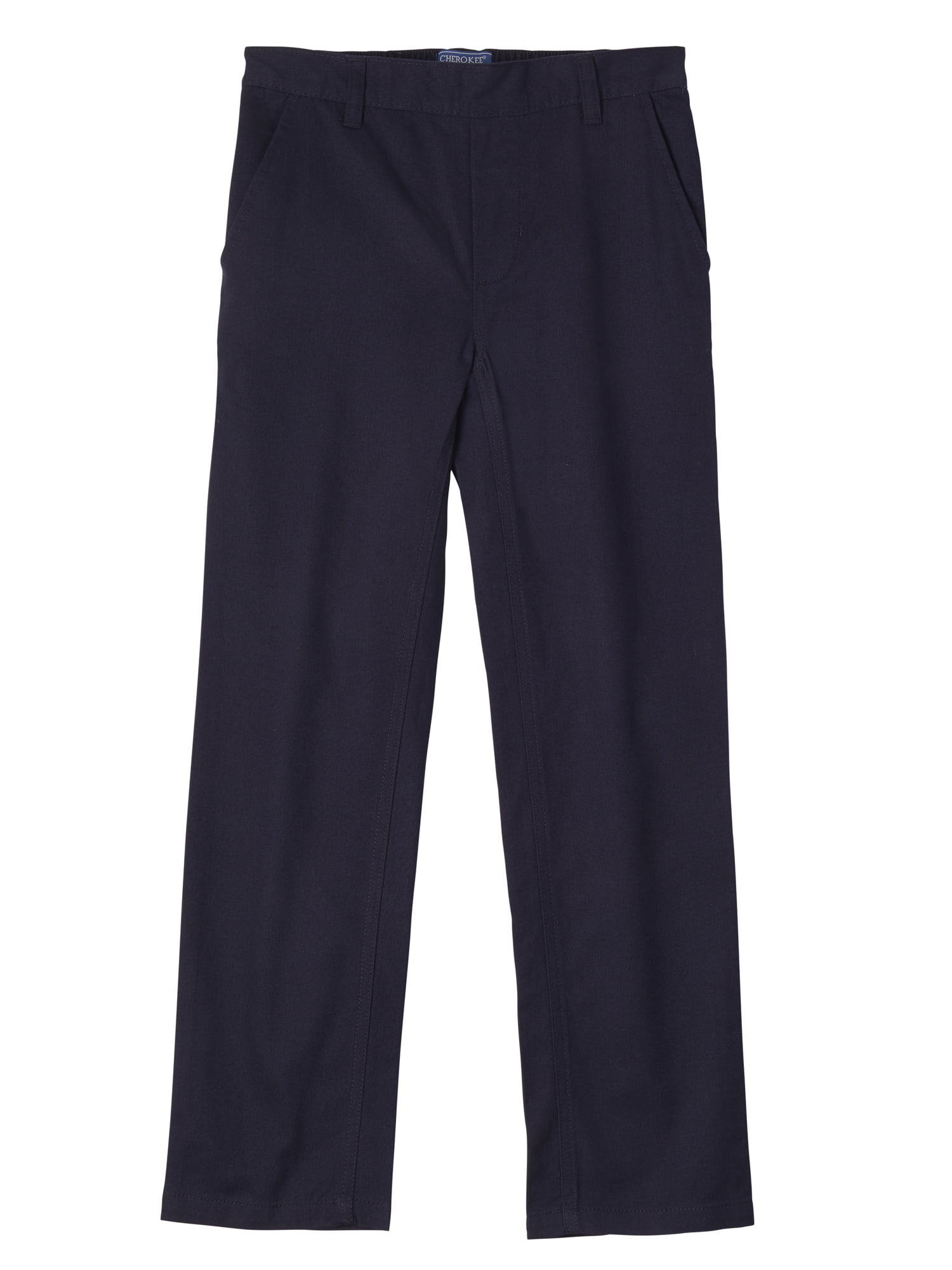 CHEROKEE Boys Uniform Relaxed-fit Twill Pull On Pant 