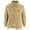 Khaki, variant on Mens Winter Jacket Casual Jacket Lightweight Outdoor Windbreaker Softshell Lined Stand Collar Zip up Hooded Jacket Coat for Daily Wear Trench Coat Men Blue L