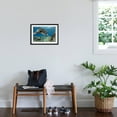 thumbnail image 3 of Art.com Hawaiian Green Sea Turtle Photographic Print by Swims with Fish, Black Frame Wall Art, 23" x 17", 3 of 4