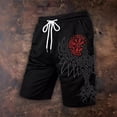 thumbnail image 2 of FUZHIQ Men's Shorts Summer Elastic Waistband Sweat Shorts Comfortable Walking Summer Shorts Pull-On Knit Shorts with Pockets Daily Wear,XXXXL, 2 of 4