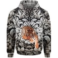 thumbnail image 2 of Sudadera con capucha de moda gótica de otoño para hombre Sudadera con capucha con estampado de tigre para hombre Sudadera con capucha holgada Y2k Ropa versátil para hombre, 2 of 5
