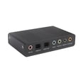 thumbnail image 2 of Tarjeta de sonido USB, duradera, reemplazo/adaptador de audio USB con audio digital SPDIF/aleación de aluminio/tarjeta de sonido externa de 6 canales Hugo Tarjeta de sonido, 2 of 6