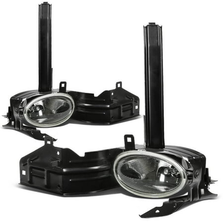 Honda Accord Coupe 2002 Bumper For 2008 to 2010 Honda Accord Coupe Front Bumper Driving Fog Light+Bulbs+Switch Clear Lens 09 Left+Right ()