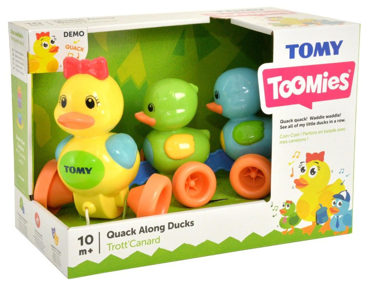 tomy duck pull toy battery change