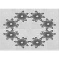 thumbnail image 1 of Ahgly Company Indoor Rectangle Patterned Platinum Gray Area Rugs, 3' x 5', 1 of 6