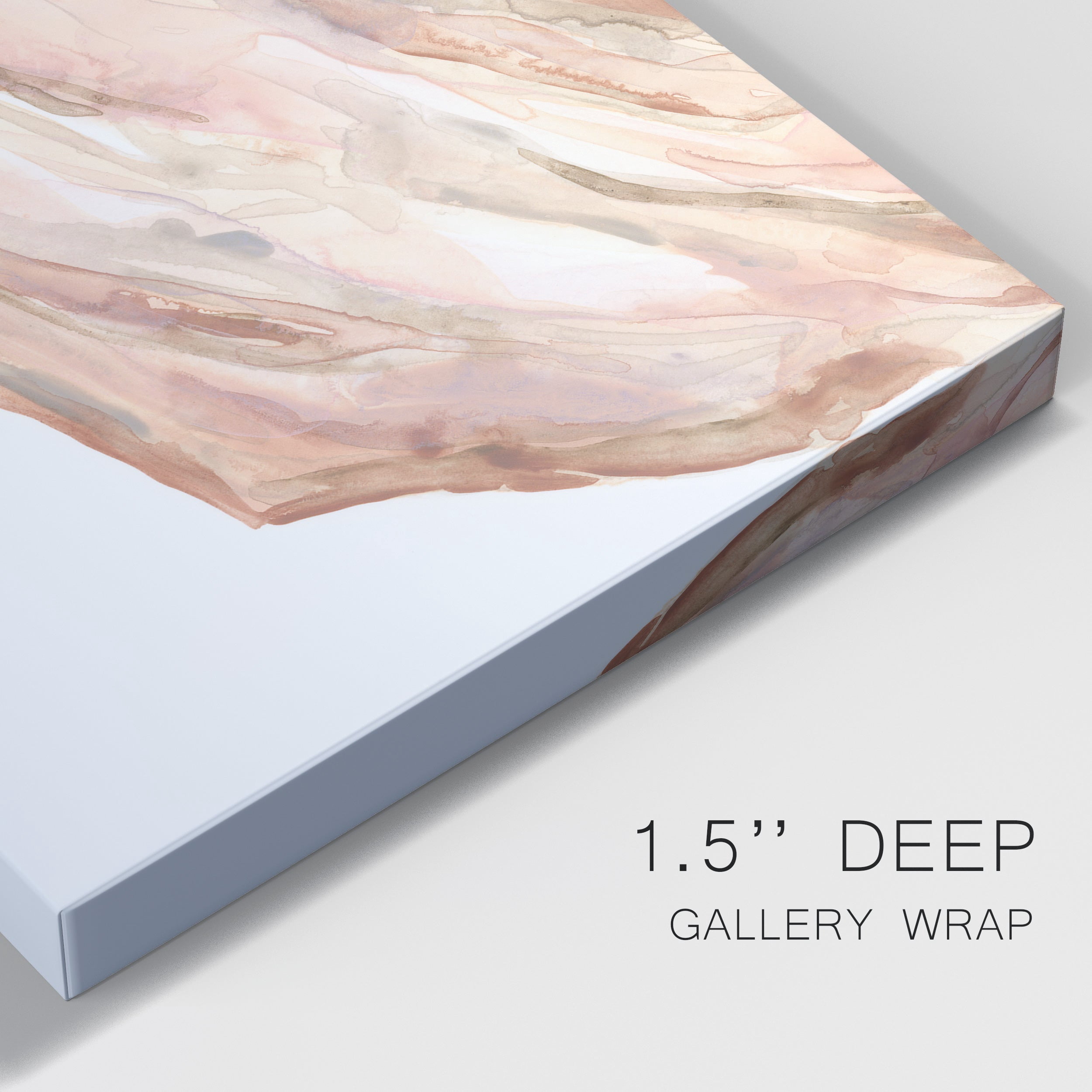 Rose Quartz II Premium Gallery Wrapped Canvas - Ready to Hang