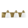 thumbnail image 5 of Livex Lighting Springfield 3 Bath Light in Antique Brass, 5 of 10