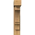 thumbnail image 2 of Ekena Millwork 7 1/2"W x 34"D x 38"H Balboa Block Smooth Bracket w/ Offset Brace, Western Red Cedar, 2 of 25