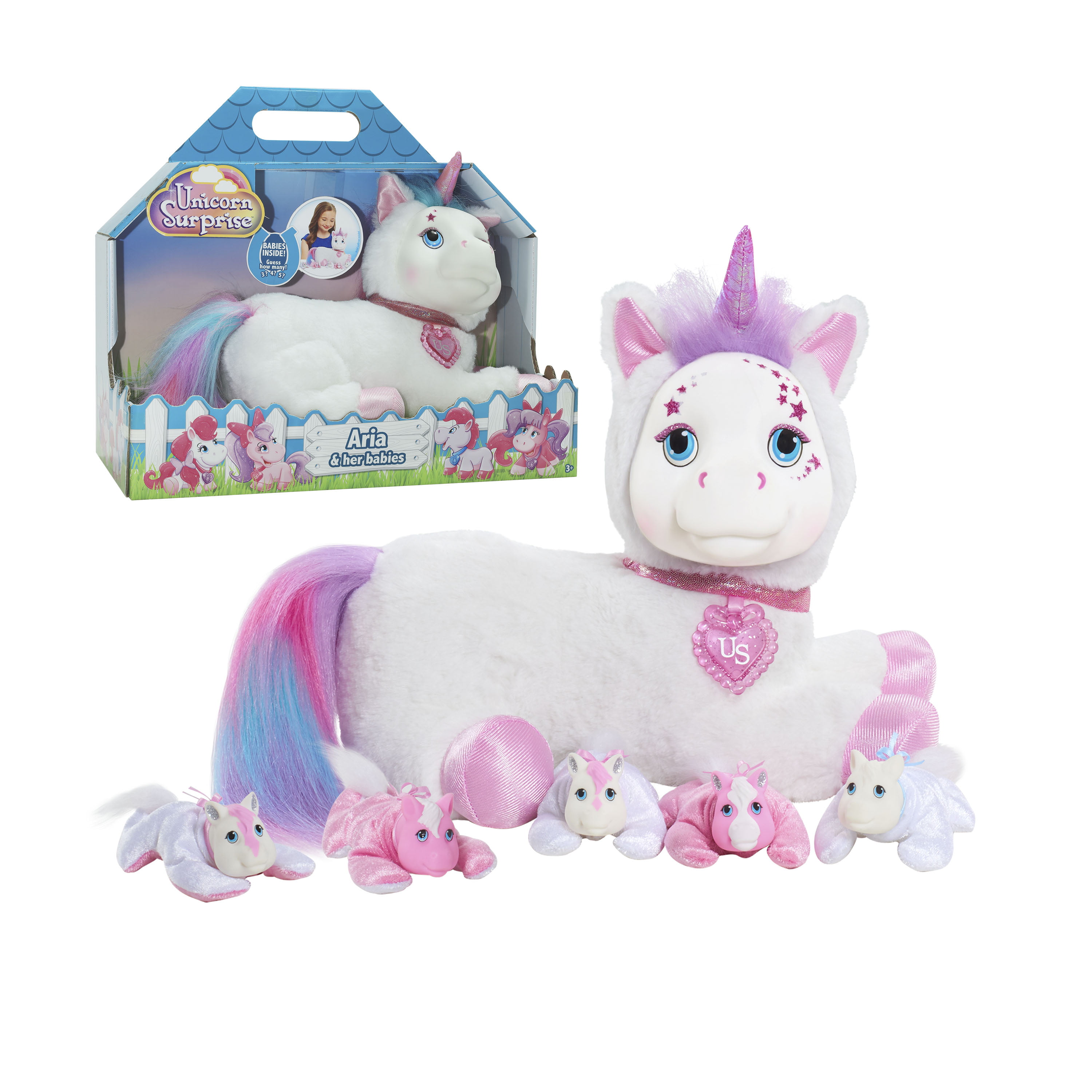 unicorn surprise and her babies