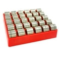 thumbnail image 4 of Boîte Porte-Pièces en Plastique pour Rangement et Organisation 1 Ensemble Fournitures de Collection de Pièces Rouge, 4 of 9