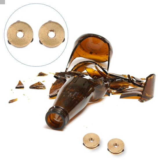 MERRYHAPY 2-Pack Golden Alloy Bottle Cutter Tool for Crafts, Home Use, and Professional Projects