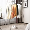 thumbnail image 1 of Porte-vêtements Pliable Portable en Acier Inoxydable pour Intérieur, 1 of 6