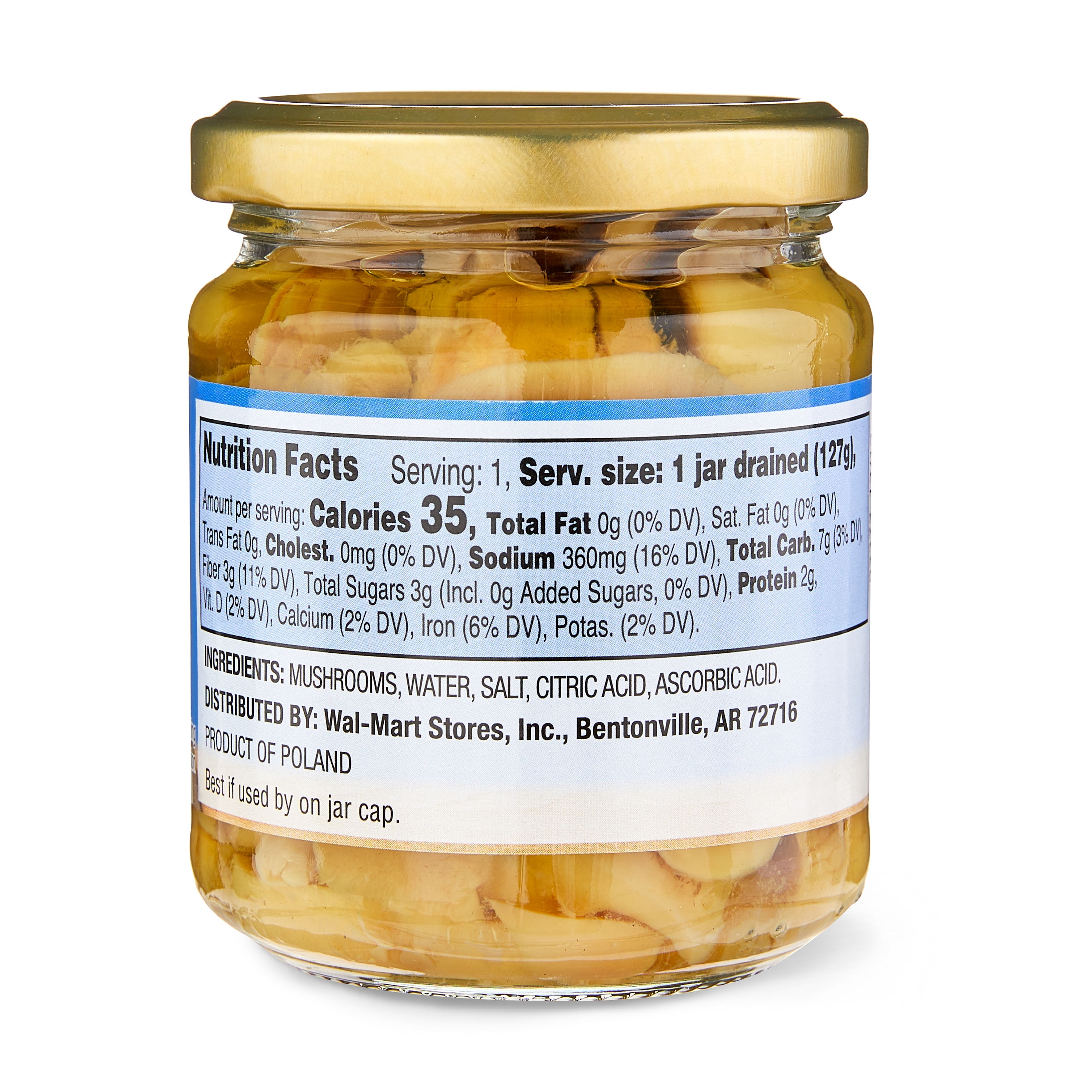 Great Value Sliced Mushrooms, 4.5 oz