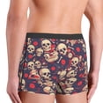 thumbnail image 5 of Balery Skull rock music record Men's Boxer Briefs, Soft and Breathable Cotton Underwear with nylon Waistband-XX-Large, 5 of 9