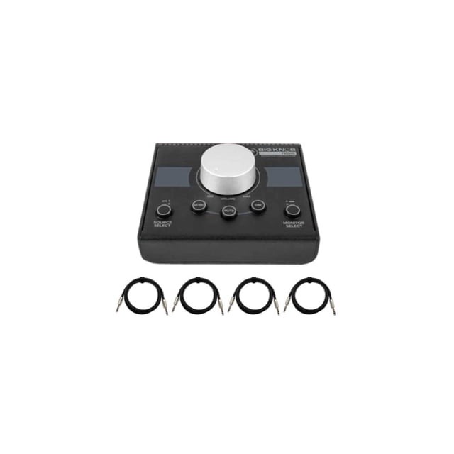 Controlador de monitores de estudio Mackie Big Knob Passive 2x2, paquete