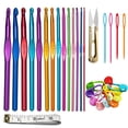 thumbnail image 1 of OUSITAID 1 Set Knitting Needles DIY Tools Colorful Sewing Supplies Household Accessory Weave Crochets for Sweater Clothes Scarf Slippers 006 Model, 1 of 7