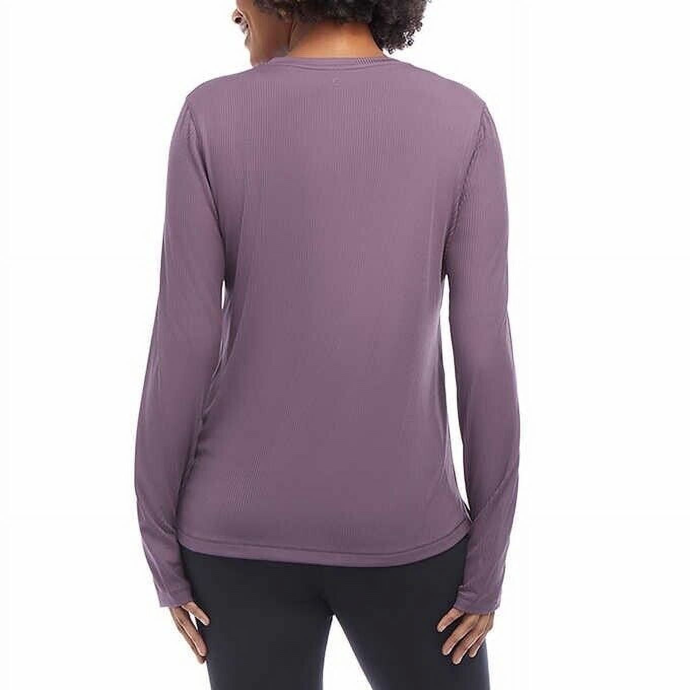 danskin now fitted long sleeve shirt