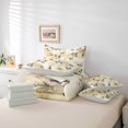 thumbnail image 6 of Manfei Wild Mallard Duck 7-Piece Twin Bedding,Rustic Bird Bedding Comforter Set,Light Gray Reversible, 6 of 7