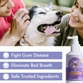 thumbnail image 3 of Dog Teeth Cleaning Spray，No Brushing Pet Oral Care Spray for Dogs and Cats,Pet Oral Spray Clean Teeth Fresh Breath,Plaque Attack for Dogs Spray, 3 of 7