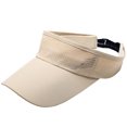 thumbnail image 3 of Sun Protection Mesh Baseball Cap for Men Women Summer Outdoor Visor Hat Hollow Breathable Sports Beige, 3 of 5