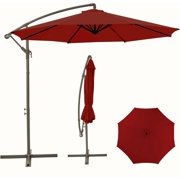 Ayge 10ft Offset Cantilever Hanging Outdoor Patio Umbrella Market Umbrella UV Resistant with Easy Tilt,Heavy-Duty Pool Umbrella for Lawn, Backyard,Garden,Yard