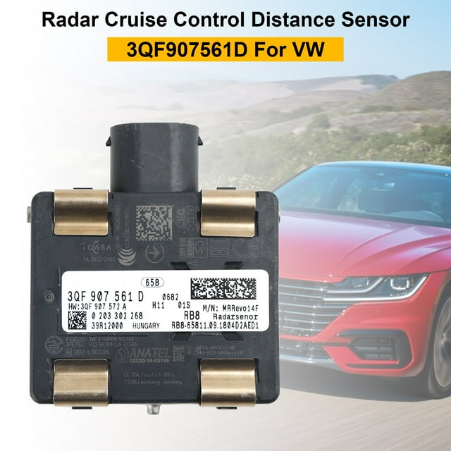 Sensor de Radar de distancia de Control de crucero 3QF907561D para VW Jetta Golf Atlas 2018-2020