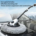 thumbnail image 4 of 15 Degree Curved Cleaning Mop Telescoping Car Wash Brush Car Detailing Mop, 4 of 20