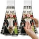 thumbnail image 1 of Juego de 2 toallas de cocina colgantes con lazo de vacas de granja: microfibra suave y superabsorbente, decorativa, para platos y manos, ideal para té y café., 1 of 9