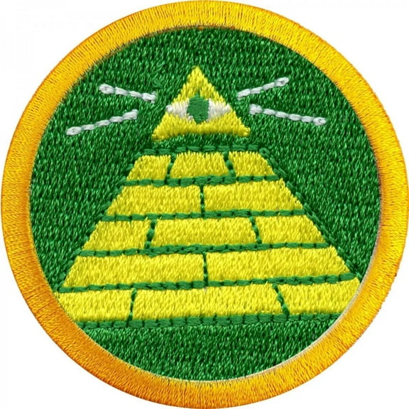 Conspiracy Theory Scout Merit Badge Embroidered Iron-on Patch
