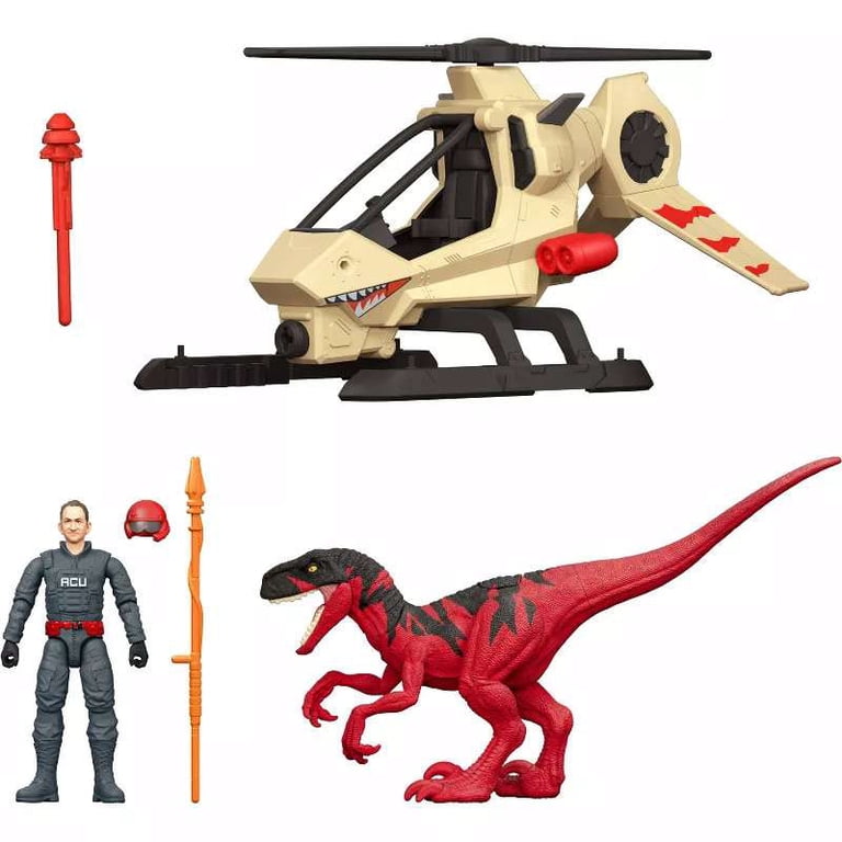 Jurassic World Reimagined Chopper Chase Pack Action Figure Set