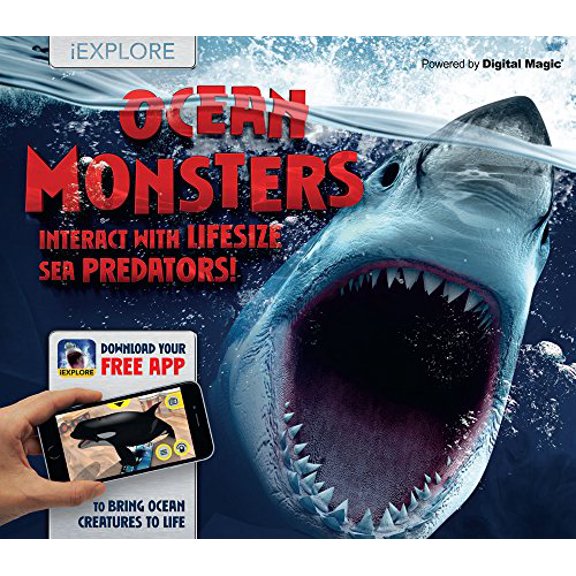 Pre-Owned Ocean Monsters: Interact with Lifesize Sea Predators! (iExplore), 9781783122332, 1783122331, Hardcover,