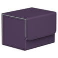 thumbnail image 5 of Vogacara Caja de almacenamiento de tarjetas comerciales con tapa Organizador portátil de PU de gran capacidad Juego Caja coleccionable Contenedor Adultos Type1 NO1 Vogacara CBP255201, 5 of 5