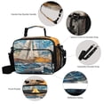 thumbnail image 4 of ALAZA Bohemia Sailboat Lunch Box Insulated Cooler Bag Reusable Tote Bags Shoulder Strap, 4 of 7