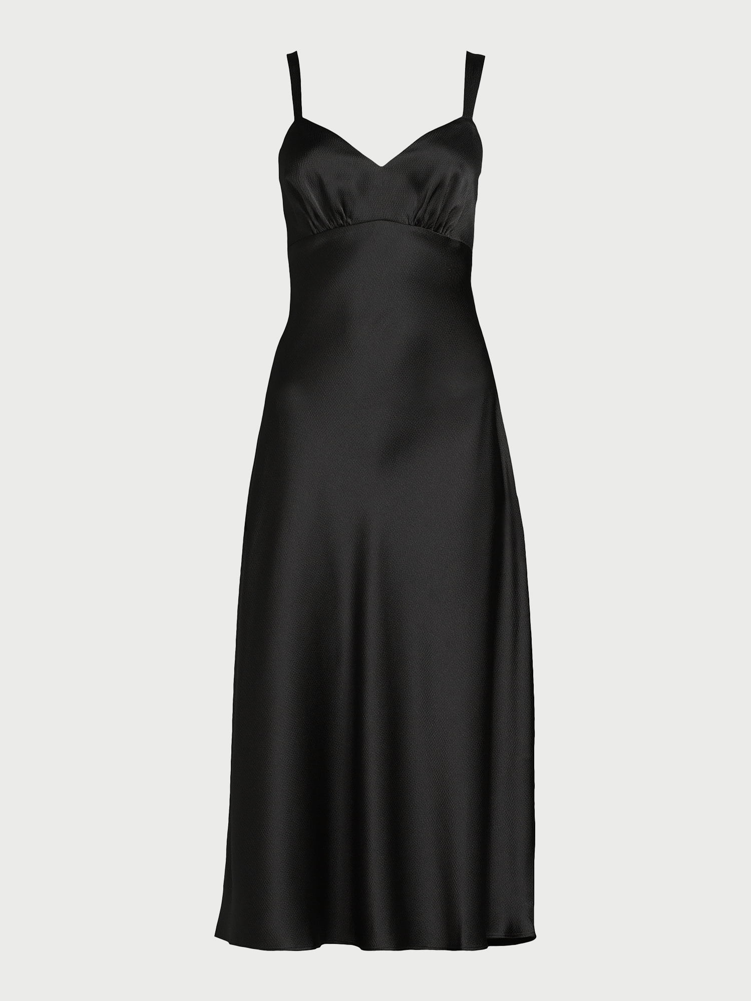 Sofia Jeans Women's Slip Dress Mid Calf Length V-Neck Textured