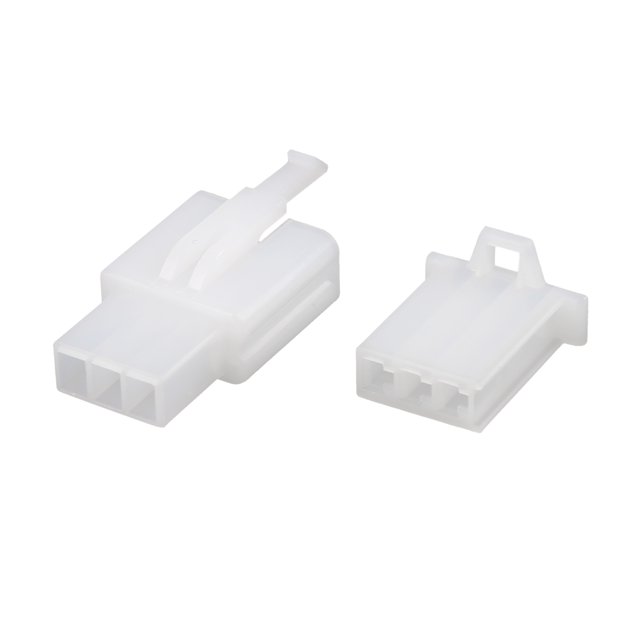 Unique Bargains 10 Sets 3 Pin Electrical Wire Connector Male Female Housing Car Automotive