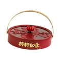 thumbnail image 4 of Lipstore Divided Snack Tray Serving Bowls 4 Compartments Kitchens Party New Year Decor Fortune, 4 of 8