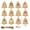 Style 1 B, variant on 48/50PCS Merry Christmas Paper Tags Elk Snowflake Printed Labels Xmas Tree Hanging Message Cards Xmas New Year Gifts Accessories