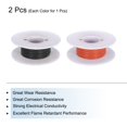 thumbnail image 3 of 30 Gauge Silicone Wire 30AWG Stranded Wire Tinned Copper Wire High Temp Wire Spool Black/Red 15m/49.2ft 2pcs, 3 of 6
