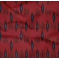 thumbnail image 4 of oneOone Organic Cotton Poplin Twill Fabric Abstract Ikat Decor Fabric Printed BTY 42 Inch Wide, 4 of 4